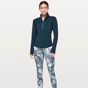 🍋 Lululemon Front of the Pack 1/2 zip, size 6 NWT
